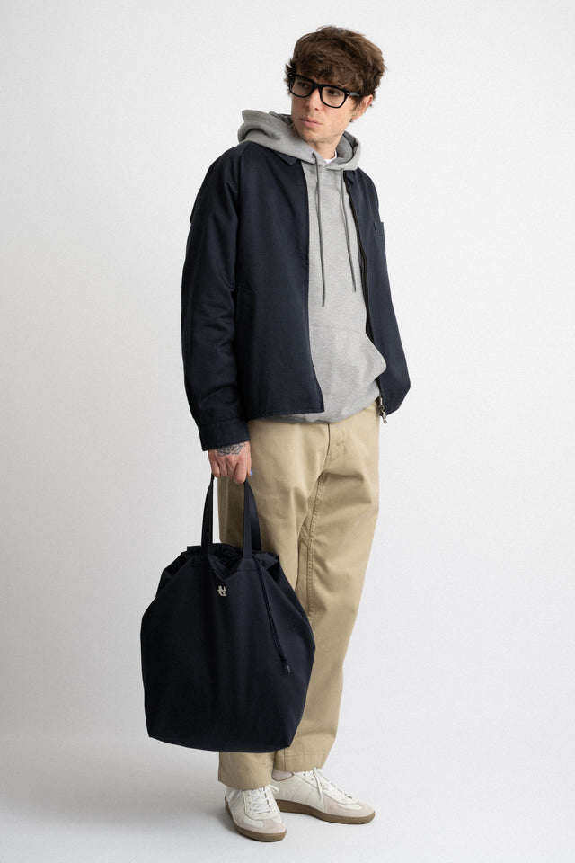 nanamica Japan FW24 men's collection Chino Tote Bag Navy Perfect Circle men's seasonal & consignment fashion shop