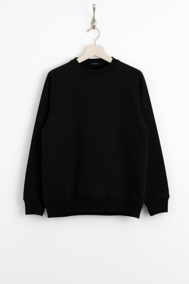 COMOLI, Cotton Fleece Crewneck Sweatshirt, Size 2 perfect circle men's seasonal and consignment online fashion shop