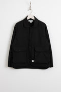 Sassafras Japan Men's SS24 Collection Cultivator Jacket Wool Like Tropical Black Calculus Online Shop Canada