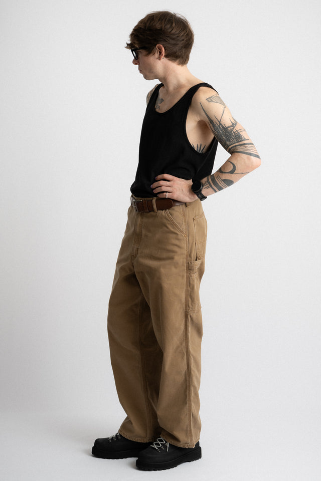 orSlow Japan FW24 men's collection Dad's Fit Painter Pants Brown Perfect Circle men's seasonal & consignment fashion shop