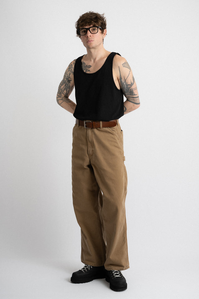 orSlow Japan FW24 men's collection Dad's Fit Painter Pants Brown Perfect Circle men's seasonal & consignment fashion shop