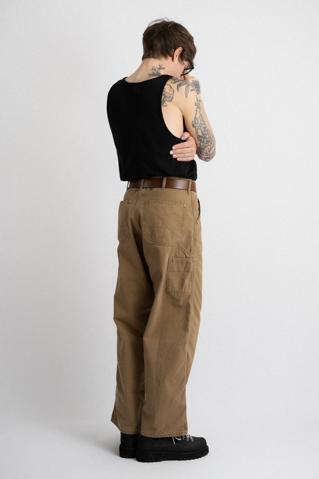 orSlow Japan FW24 men's collection Dad's Fit Painter Pants Brown Perfect Circle men's seasonal & consignment fashion shop