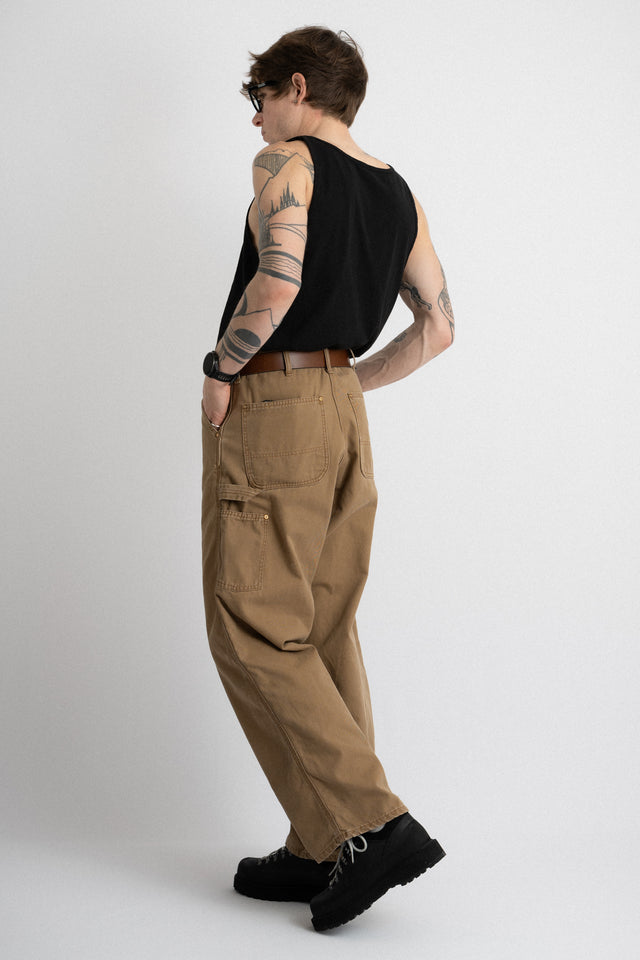 orSlow Japan FW24 men's collection Dad's Fit Painter Pants Brown Perfect Circle men's seasonal & consignment fashion shop