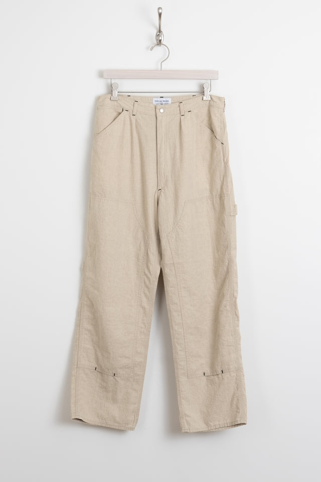 Double Knee Painter Pants Natural