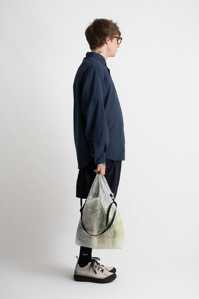 meanswhile Japan SS24 men's collection Dyneema Market Bag Fog Grey Calculus online shop Canada