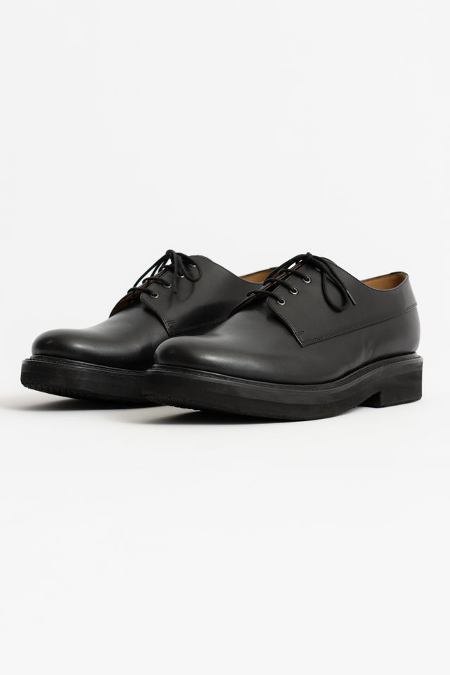 Grenson, Hurley Calf Leather Derby Black, Size 10