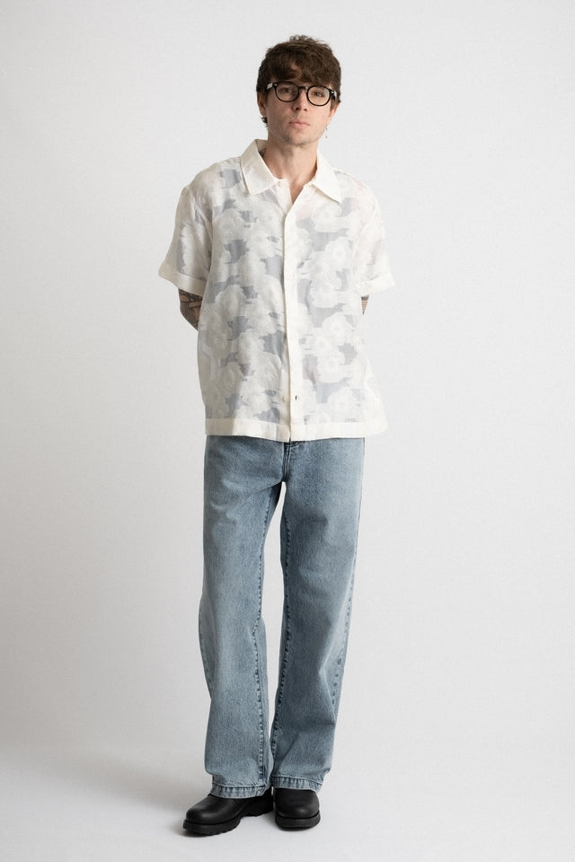 mfpen Copenhagen men's ss24 collection Holiday Shirt Floral Silk Calculus online shop Canada