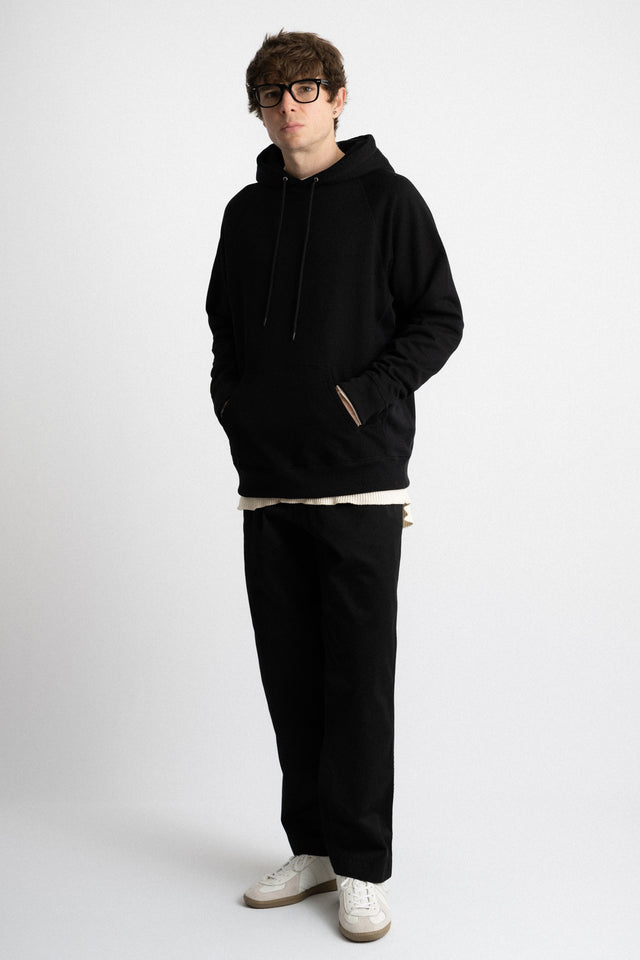 nanamica Japan FW24 men's collection Hooded Pullover Sweat BlackPerfect Circle men's seasonal & consignment fashion shop