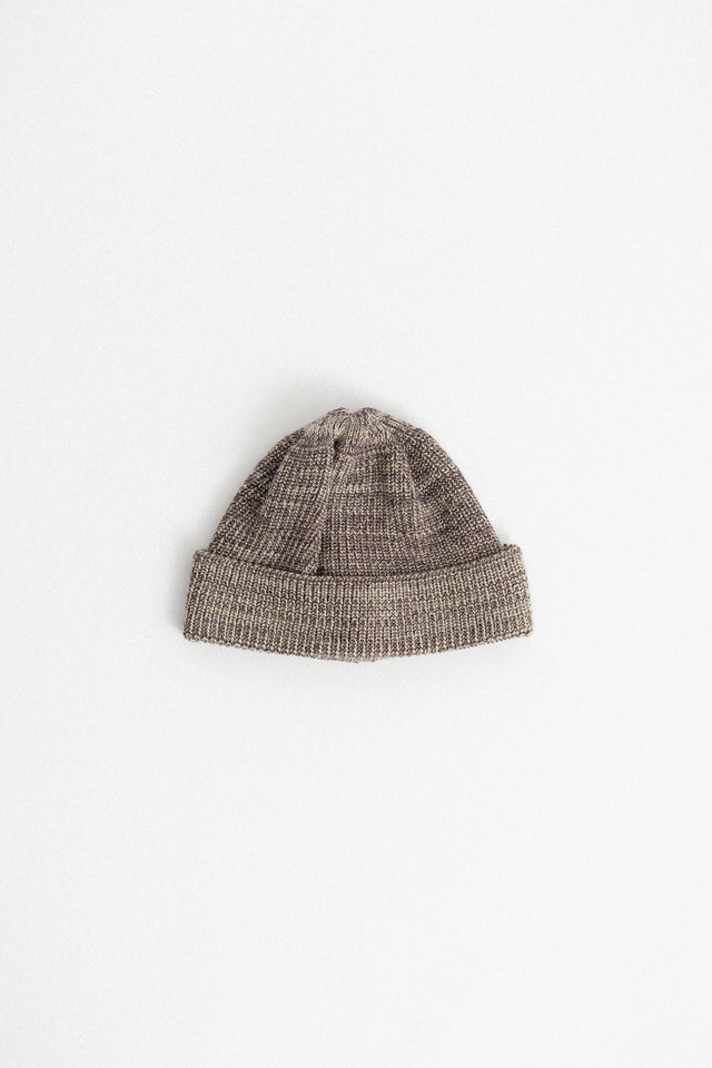 Found Feather 24FW Made in Japan Knit Watch Cap Purple Mix Perfect Circle men's seasonal & consignment fashion store