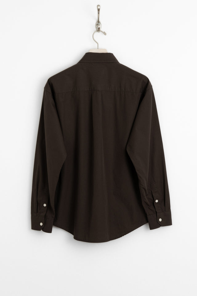 mfpen SS25 Executive Shirt Washed Brown perfect circle men's seasonal & consignment online fashion shop