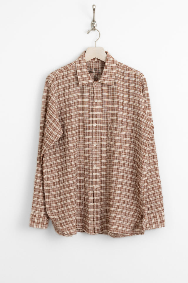 mfpen ss25 Mechanic Shirt Rusty Check perfect circle men's seasonal and consignment online fashion shop
