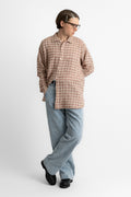 mfpen ss25 Mechanic Shirt Rusty Check perfect circle men's seasonal and consignment online fashion shop