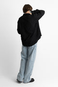 mfpen ss25 Vacation Shirt Black Textured Stripe perfect circle men's seasonal and consignment online fashion shop