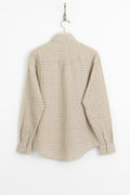mfpen ss25 Executive Shirt Beige Structure Check perfect circle men's seasonal and consignment online fashion shop