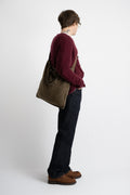 Kaptain Sunshine 24FW Men's Collection Market Bag Fade Brown Perfect Circle men's seasonal & consignment fashion shop