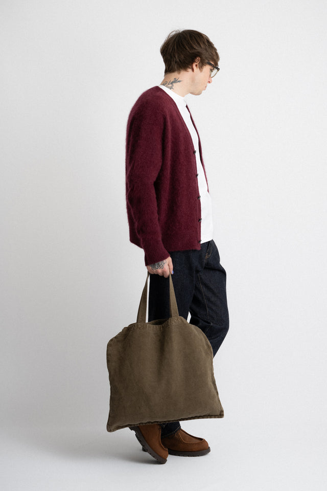 Kaptain Sunshine 24FW Men's Collection Market Bag Fade Brown Perfect Circle men's seasonal & consignment fashion shop