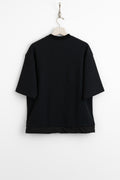 meanswhile 25ss mw-ct25105 SOLOTEX® Waffle SS Tee Off Black perfect circle men's seasonal and consignment online fashion shop