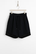 meanswhile 25ss mw-pt25110 SOLOTEX® Easy Shorts Off Black perfect circle men's seasonal and consignment online fashion shop 