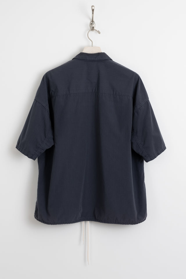 nanamica, Open Collar Wind Shirt Navy, Size S Perfect Circle Men's Seasonal & Consignment Fashion Shop