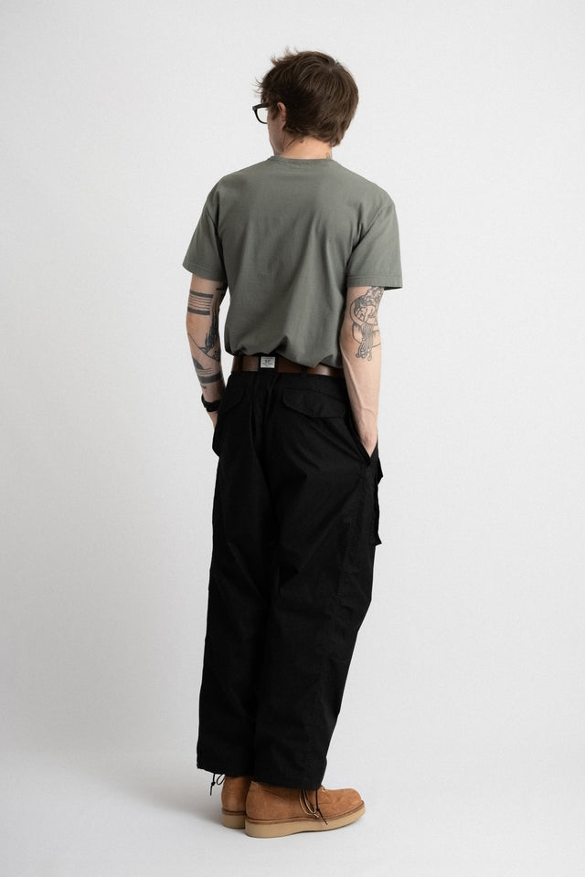 Sassafras Made in Japan SS24 Men's Collection Overgrown Armor Pants C/N Weather Black Calculus Online Shop Canada