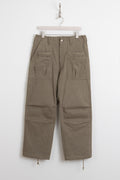 Sassafras Made in Japan SS24 Men's Collection Overgrown Fatigue Pants Slab Back Satin Brown Calculus Online Select Shop Canada