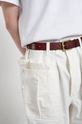 Sassafras SS23 Made in Japan SF-232011 Overgrown Hiker Pants White Calculus Victoria BC Canada