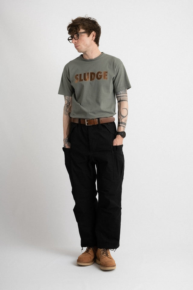 Sassafras Made in Japan SS24 Men's Collection Overgrown Pants C/N Ripstop Black Calculus Online Select Shop Canada