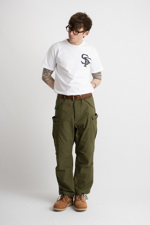 Sassafras Made in Japan SS24 Men's Collection Overgrown Pants C/N Ripstop Olive Calculus Online Select Shop Canada