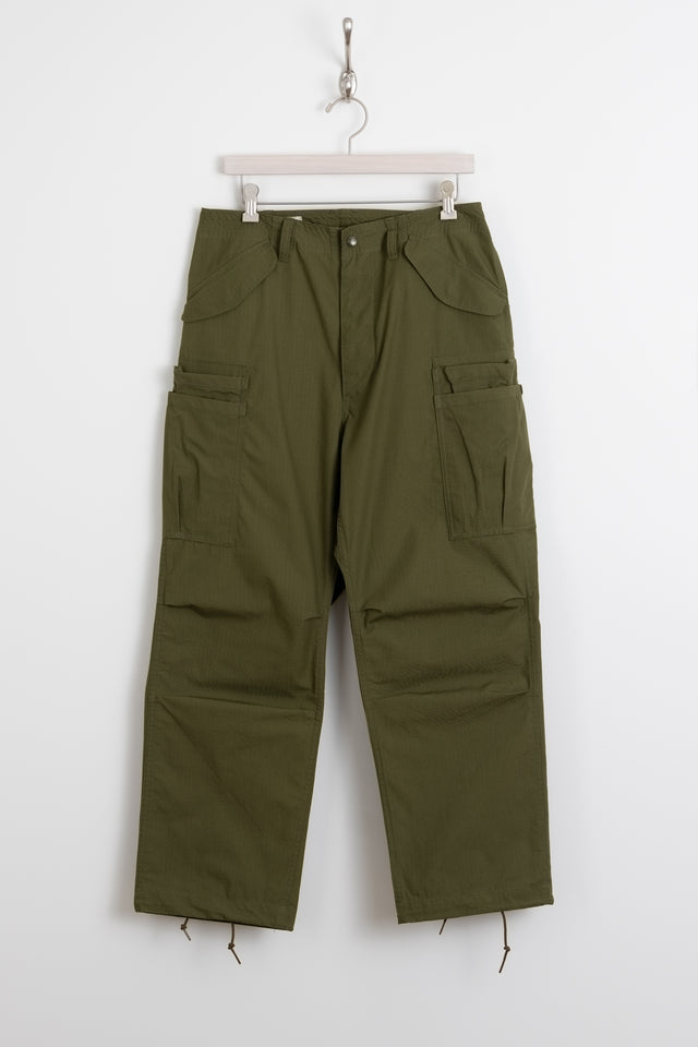 Sassafras Made in Japan SS24 Men's Collection Overgrown Pants C/N Ripstop Olive Calculus Online Select Shop Canada