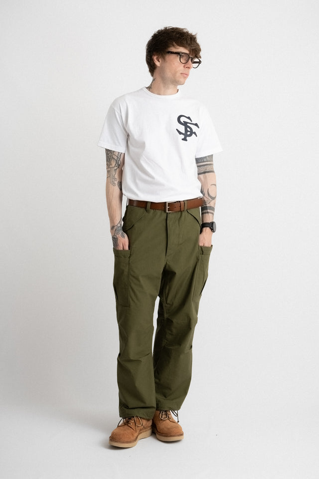 Sassafras Made in Japan SS24 Men's Collection Overgrown Pants C/N Ripstop Olive Calculus Online Select Shop Canada