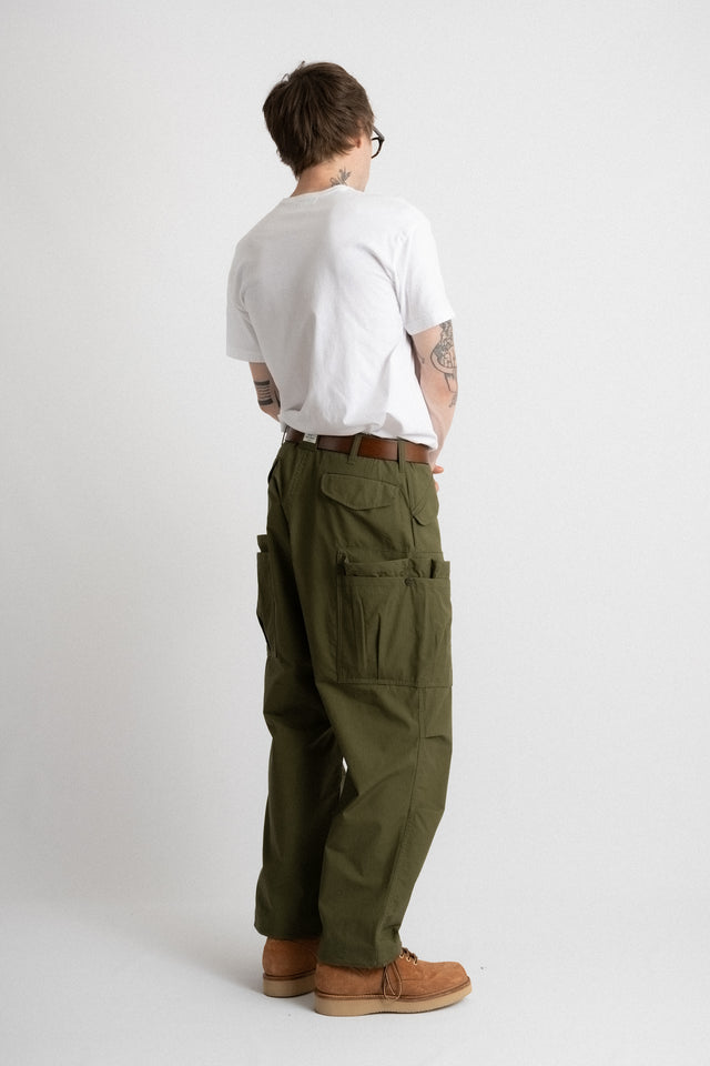 Sassafras Made in Japan SS24 Men's Collection Overgrown Pants C/N Ripstop Olive Calculus Online Select Shop Canada