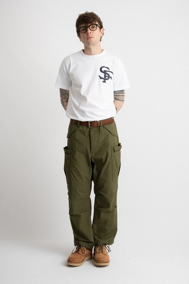 Sassafras Made in Japan SS24 Men's Collection Overgrown Pants C/N Ripstop Olive Calculus Online Select Shop Canada