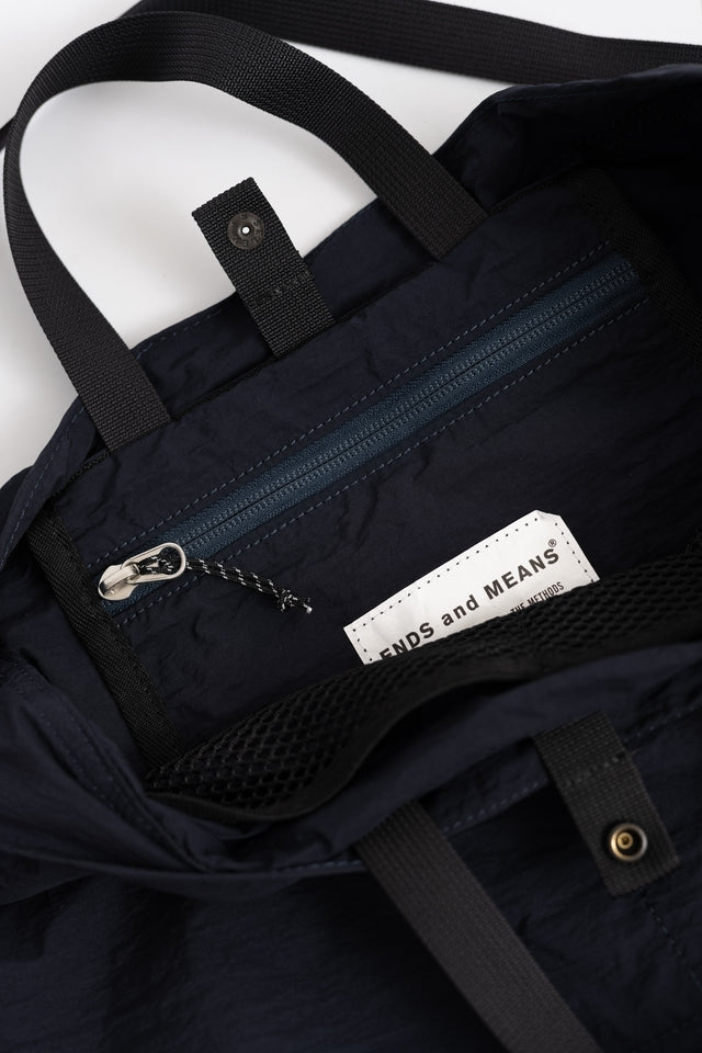 Packable Shoulder Bag Navy