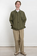 Universal Works SS24 Men's Collection Parachute Liner Jacket Recycled Poly Tech Olive Calculus Victoria BC Canada
