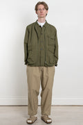 Universal Works SS24 Men's Collection Parachute Liner Jacket Recycled Poly Tech Olive Calculus Victoria BC Canada