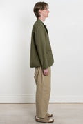 Universal Works SS24 Men's Collection Parachute Liner Jacket Recycled Poly Tech Olive Calculus Victoria BC Canada