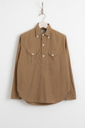 Post O'Alls, Pullover Work Shirt Beige, Size S Perfect Circle Men's Seasonal & Consignment Fashion Shop