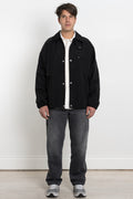 mfpen AW23 or FW23 Men's Collection Prestige Jacket Recycled Black Ripstop Recycled Nylon Calculus Victoria BC Canada