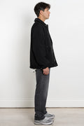 mfpen AW23 or FW23 Men's Collection Prestige Jacket Recycled Black Ripstop Recycled Nylon Calculus Victoria BC Canada