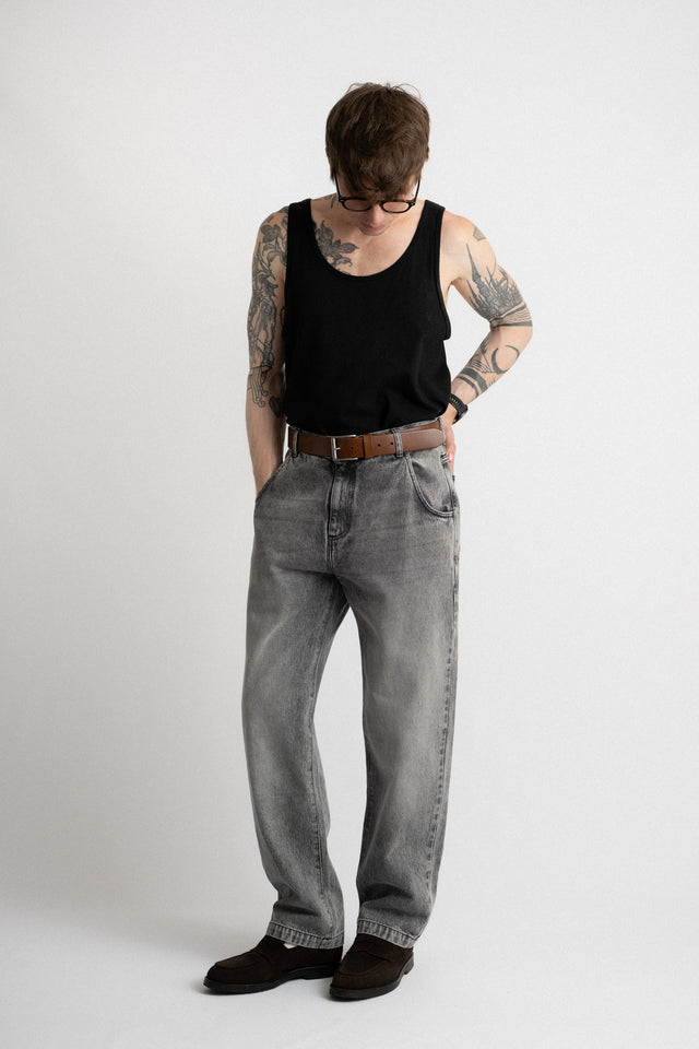 mfpen Copenhagen men's ss24 collection Regular Jeans Washed Grey Calculus online shop Canada