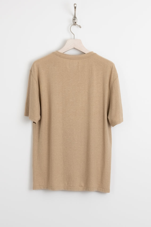 Satta, Hemp / Cotton OG Tee Beige, Size M Perfect Circle Men's Seasonal & Consignment Fashion Shop