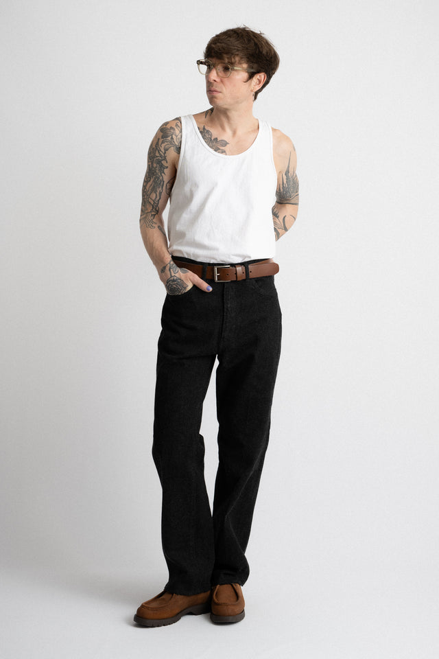 Kaptain Sunshine FW24 men's collection Skate Shoecut Denim Pants Black One Wash Perfect Circle men's seasonal & consignment fashion shop