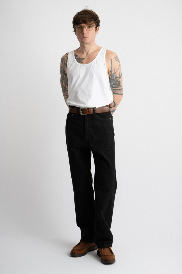 Kaptain Sunshine FW24 men's collection Skate Shoecut Denim Pants Black One Wash Perfect Circle men's seasonal & consignment fashion shop