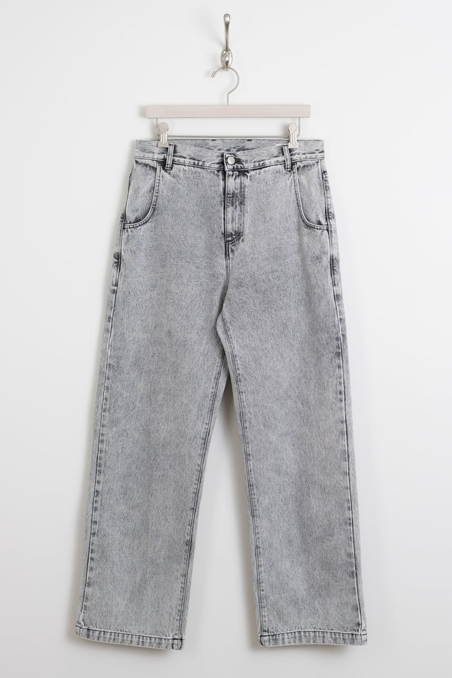 mfpen Copenhagen men's ss24 collection Straight Cut Jeans Acid Wash Calculus online shop Canada