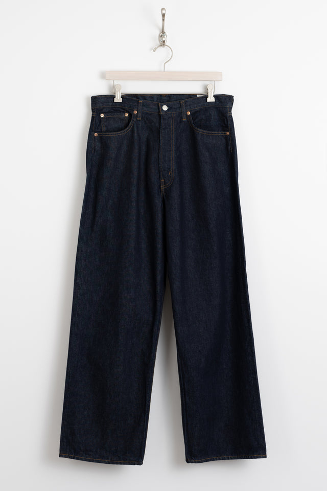 orSlow Japan FW24 men's collection Super Dad's Denim Pants One Wash Perfect Circle men's seasonal & consignment fashion shop