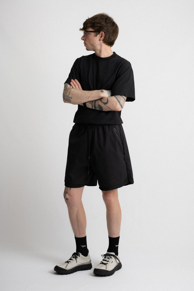 meanswhile Japan SS24 men's collection Tech Commuter Shorts Off Black Calculus online shop Canada