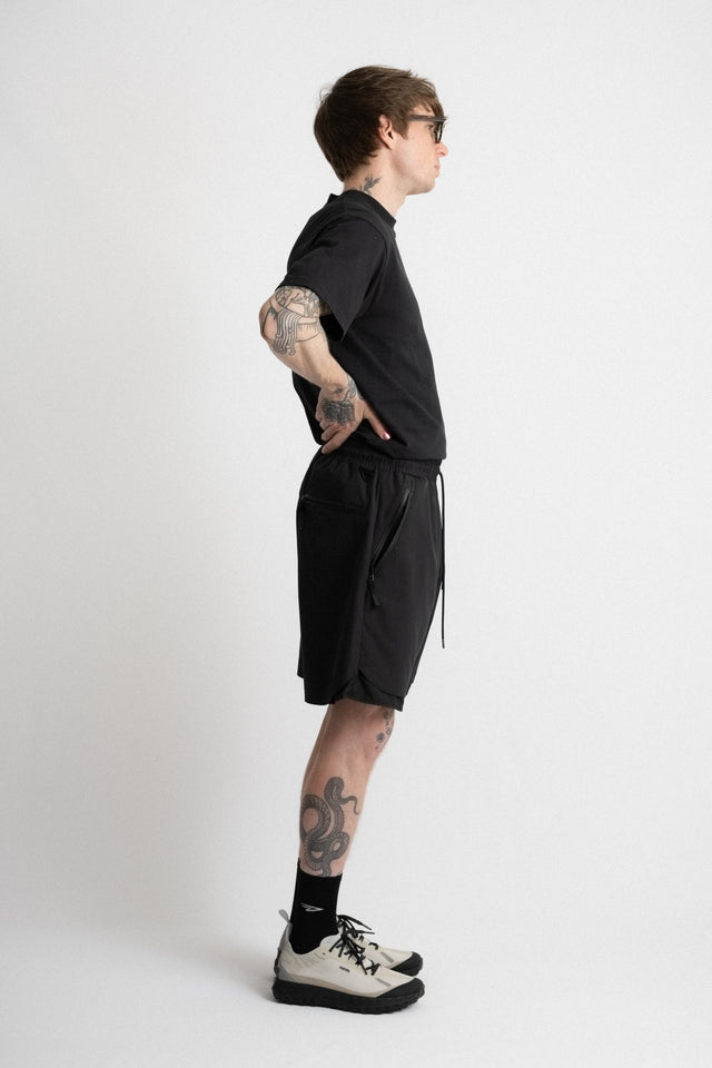 meanswhile Japan SS24 men's collection Tech Commuter Shorts Off Black Calculus online shop Canada