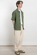 Universal Works SS24 Men's Collection Tech Overshirt Pike Waffle Birch Calculus Victoria BC Canada