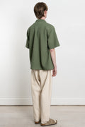 Universal Works SS24 Men's Collection Tech Overshirt Pike Waffle Birch Calculus Victoria BC Canada
