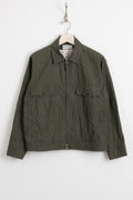 Universal Works, E130 Jacket Olive Cross Dyed Chambray, Size M Perfect Circle Men's Seasonal & Consignment Fashion Shop